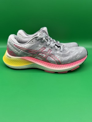ASICS women s gel-kayano lite running shoe piedmont grey Pink Glo 1012A714 SZ 10
