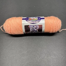 Vintage Natura Deluxe Acrylic 4-Ply Worsted Soft Peach pink, USA 