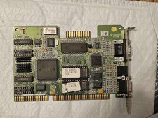 Vintage Retro Gaming Clean 1989 ATI VGA Wonder  1024 ISA Video Card Graphics