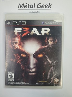 F.E.A.R. 3 Ps3 CIB EN/FR Tested Free Shipping in Canada !!