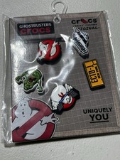 NeW Uniquely You Crocs Jibbitz Charms Ghostbusters 5 Pack Authentic
