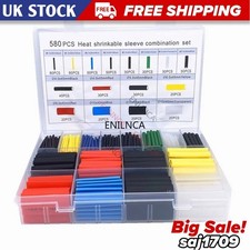 127–750pcs Heat Shrink Tubing Set – Electrical Wire Insulation Kit