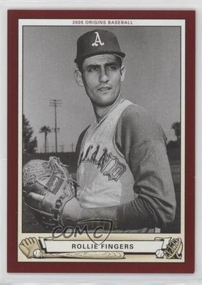 2005 Upper Deck Origins Red 75/99 Rollie Fingers #108 HOF 4g8