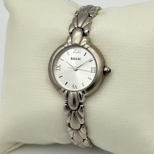 Women's RELIC Silver Tone Petite Steel Bracelet Quartz Watch, 22mm, ZR33220