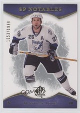 2007-08 SP Authentic SP Notables 1053/1999 Martin St Louis #106 HOF 0sc3