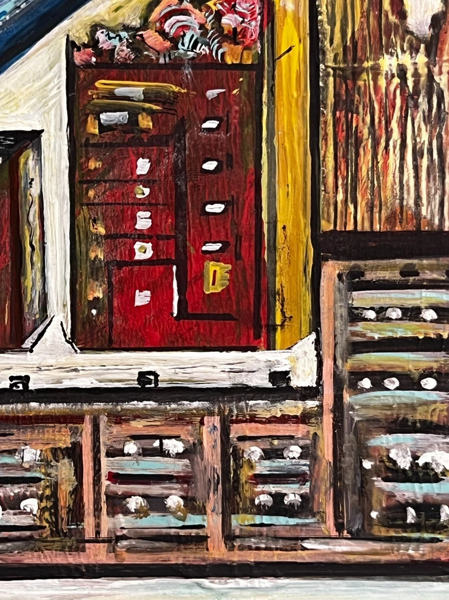 Siegfried Fertl , 1938–2008, Austria–Germany, original painting from 1993