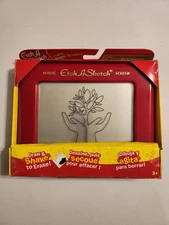 ETCH A SKETCH, Classic Red Drawing Toy Magic Screen Ages 3 +, Boxed Magnetic