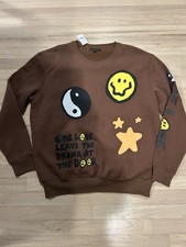 NWT Pacsun Brown with smiley Logo - Large Sweatshirt