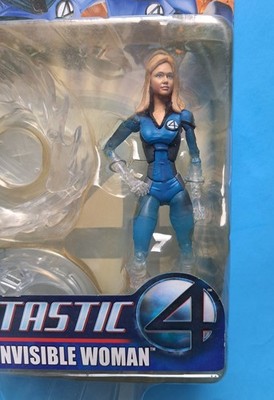 2005 Toy Biz Marvel Fantastic Four Power Blast Invisible Woman Action Figure NIP