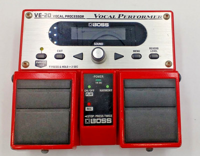 USED BOSS VE-20 Vocal Performer Voice Effect Pedal Tested Working Cleaned