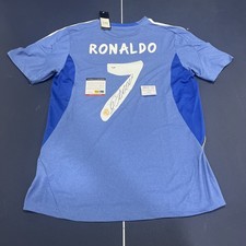 CRISTIANO RONALDO 2013-14 REAL MADRID SIGNED THIRD JERSEY PSA/DNA NWT AUTOGRAPH