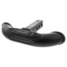 Universal Black Bully Hitch Mount Utility Step 1.25" 2" Led Brake Light 350lb