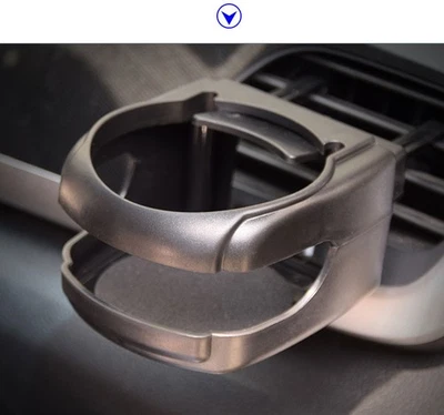 Support 2x Voiture Universel Boisson Titulaire Noir - Photo 1/4