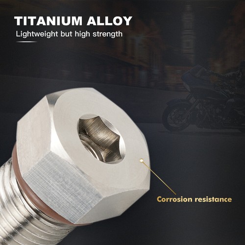 NICECNC Oil Drain Plug for Harley Dyna Softail Standard Breakout Deluxe Fat Boy - Picture 3 of 13