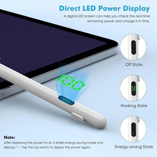 with Power Display Tablet Touch Screen Pen Active Pencil for Android/iOS - Photo 3/16