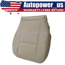 New For 2001-2007 Toyota Sequoia Limited Driver Bottom Leather Seat Cover Tan