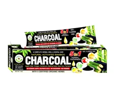 ORGANIC TOOTHPASTE- AL RIYAN CHARCOAL Toothpaste 100% Natural Fluoride free