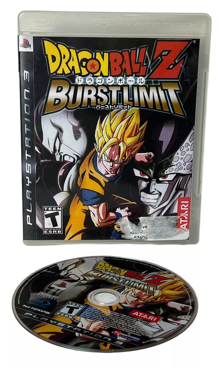 Dragon Ball Z Burst Limit (PS3, 2008) PlayStation 3 Video Game Disc & Case