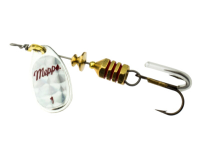 Leurre Cuillère Mepps Comet Rainbo Silver - Tailles #0 #1 #2 #3 - Pêche Eau Douce