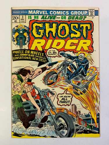 Ghost Rider #3, Marvel 1973, Our Grade 7.5
