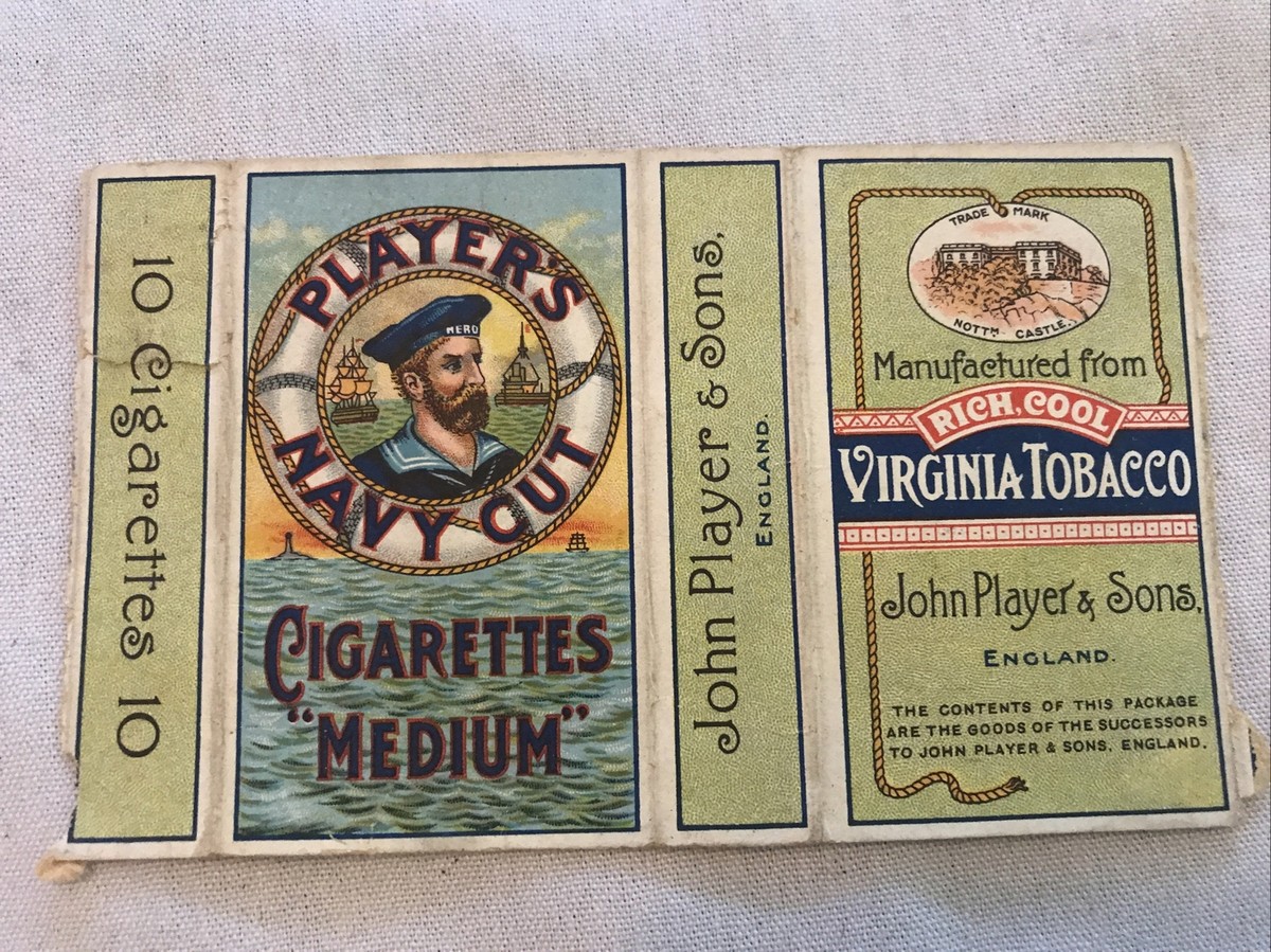 player max cigarettes PLAYERS CIGARETTES VINTAGE EMPTY CARDBOARD PACK