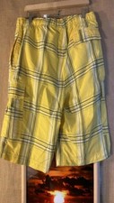 U.S. Polo Assn. men s multi-color cargo swim trunks w/brief lining size L