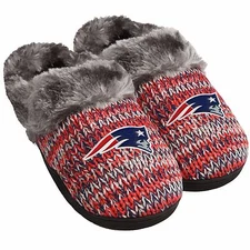 New England Patriots Slippers Logo NEW Womens Slide House shoes! Peak Slide
