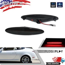 For 2002-2010 Lexus SC430 Smoke Red LED Rear Wheel Fender Side marker Lights 2pc