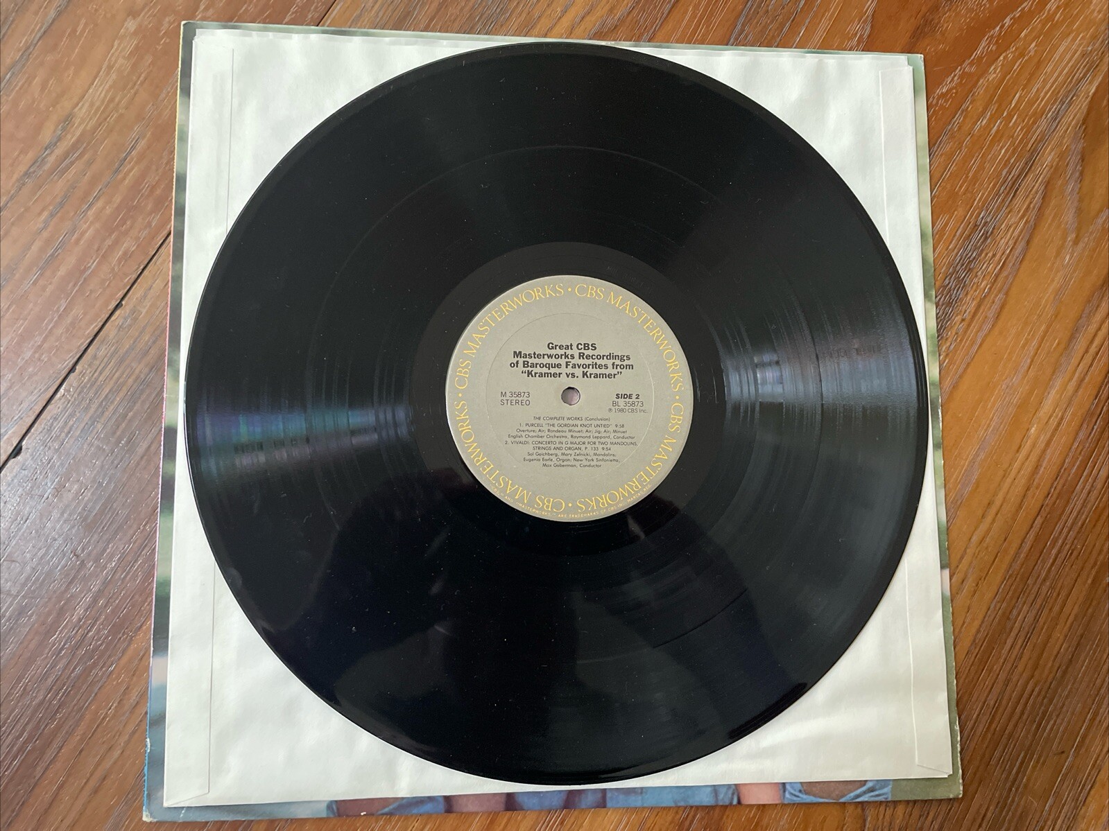 Kramer vs. Kramer Soundtrack 1980 CBS M 35873 Jacket NM- Vinyl NM