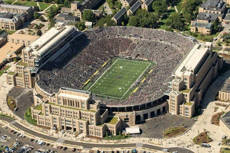 CONVERSATIONPRINTS NOTRE DAME STADIUM INDIANA GLOSSY POSTER PICTURE PHOTO PRINT fighting irish 4218