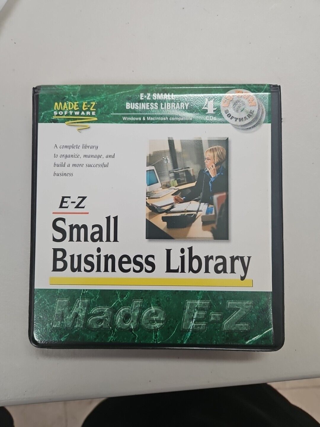 Made E-Z Small Business Library 4 CD-ROM Software Set Windows/Mac