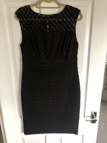 Wallis Black Dress Size 12 | eBay
