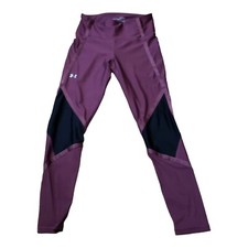 Under Armour UA Heatgear Shine Colorblocked Leggings 1348025 Womens Small