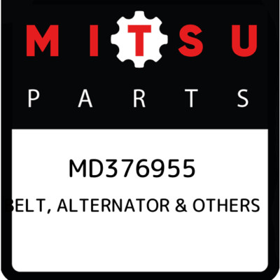 MD376955 Mitsubishi Belt, alternator & others MD376955, New 