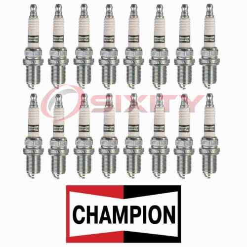 For Mercedes-Benz E430 CHAMPION PLATINUM 16 pc Spark Plugs 4.3L V8 1998-2002 dz