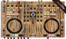 Pelli Denon DN -MC6000 | Legno 4 | Decalcomania protettiva | Pelli StyleFlip