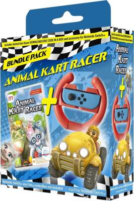 Animal Kart Racer Bundle - Code in a Box - Nintendo Switch - Neu & OVP