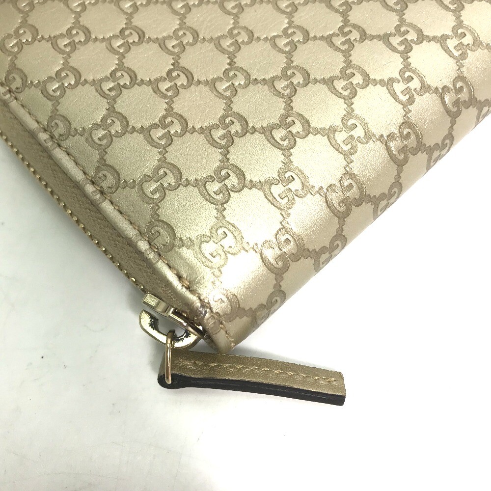 GUCCI シマ　ラウンドファスナー Shima Wallet 388680 GUCCI 388680 Guccissima Zip Around GG long wallet Long Wallet Sima