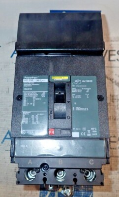 New Square D HDA36150 150 amp 3 Pole 18kA@480v PowerPact I line Circuit  Breaker | eBay