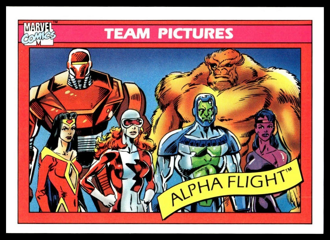 1990 Impel Marvel Universe #148 Alpha Flight