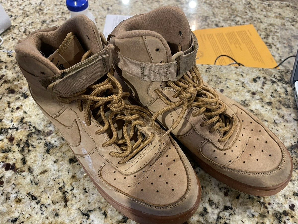 Size 7 (GS) - Nike Air Force 1 WB High Flax for sale online | eBay