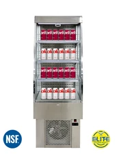 NSF 24" Open Air Cooler Merchandiser Display Case Refrigerator 9 Cu. Ft.