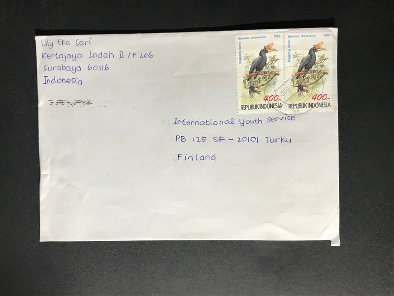 Indonesia #780//B242 Cover to Finland 1970-1999 Cover #968