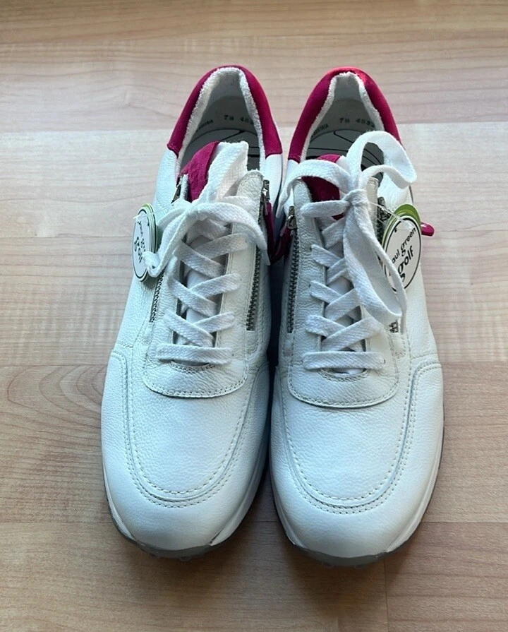 Nueva Zapatilla de Golf Paul Green Lux Impermeable en Blanco y Rosa Talla 10 EE. UU. / 7,5 UK Foto 2 de 4
