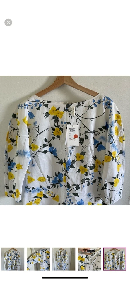 Vestido Floral Primavera Salvatore Ferragamo Nuevo con Etiquetas Foto 4 de 4