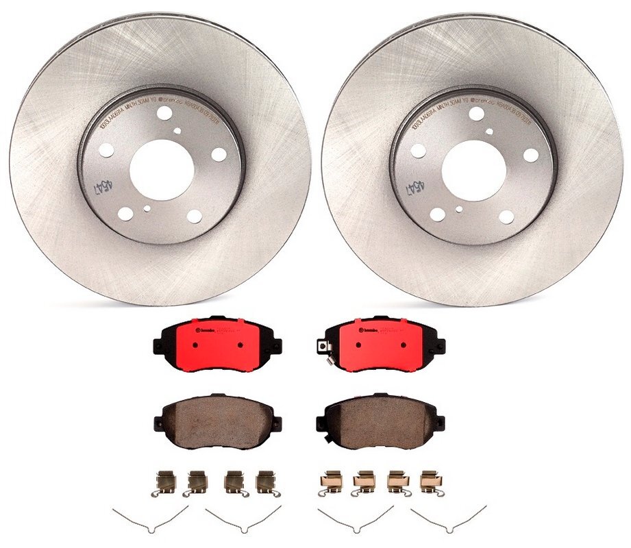 Brembo Front Brake Kit Ceramic Pads and Disc Rotors for Lexus GS300