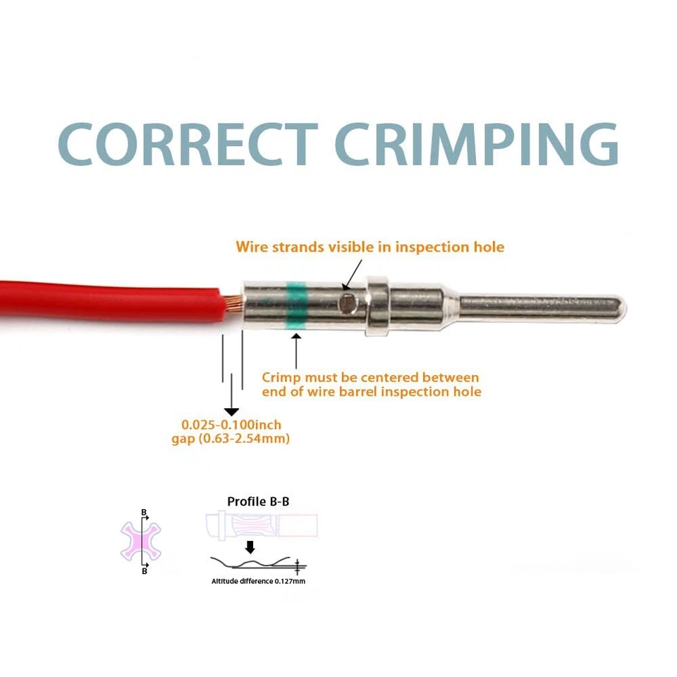 Deutsch DT 12 16 20 калибр штырьковые клеммы штекерные и гнездовые сплошной контактный комплект - Изображение 3 из 4