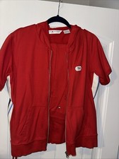 Tommy HILFIGER VINTAGE Track Suit RED JACKET XL PANTS LARGE PRE-OWNED