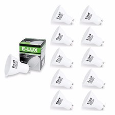 10 PACK OF LED GU10 SPOTLIGHT LAMPS 5W BULBS WARM WHITE COOL WHITE