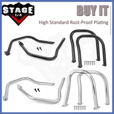 For Indian 2020+ Challenger Front Engine Guard Highway Rear Saddlebag Crash Bars